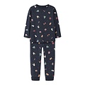 Name It Name It Jongens/Meisjes Kinder Kerst Pyjama Set NMNVISMAS Donkerblauw