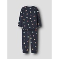 Name It Name It Jongens/Meisjes Kinder Kerst Pyjama Set NMNVISMAS Donkerblauw