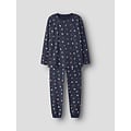 Name It Name It Women's/Men's Christmas Pajama Set Long NANVISMAS Dark Blue