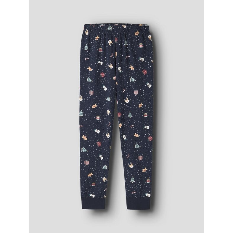 Name It Name It Boys'/Girls' Children's Christmas Pajama Set NKNVISMAS Dark Blue