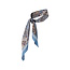 Sarlini Sarlini Women's Bandana Neck Scarf Thin Dark Blue