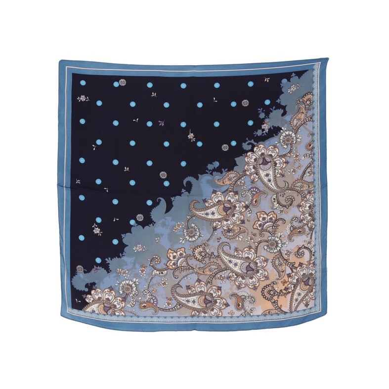 Sarlini Sarlini Dames Bandana Neksjaal Dun Donkerblauw