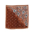 Sarlini Sarlini Women's Bandana Neck Scarf Thin Brown