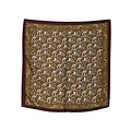 Sarlini Sarlini Women's Bandana Neck Scarf Thin Brown/Green
