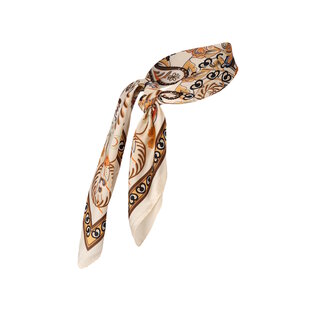 Sarlini Dames Bandana Neksjaal Dun Lichtbruin