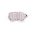 By Louise By Louise Dames Slaapmasker Katoen Set 2-Pack Paars Gebloemd/Gestreept