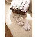 By Louise By Louise Dames Cotton Sleep Mask Set 2-Pack Purple Floral/Striped
