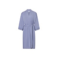 Ten Cate Ten Cate Women's Kimono Robe with Lace Viscose Solid Light Blue
