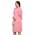 Ten Cate Ten Cate Dames Kimono Ochtendjas Met Kant Viscose Effen Roze