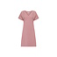 Ten Cate Ten Cate Dames Lang Nachthemd Korte Mouw Viscose Effen Roze