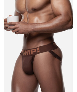 PUMP Heren Classic Jockstrap Espresso Bruin