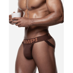 PUMP Heren Classic Jockstrap Espresso Bruin