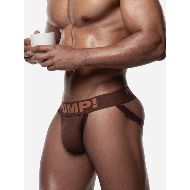 PUMP! PUMP Heren Classic Jockstrap Espresso Bruin