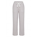 By Louise By Louise Dames Pyjama Set Lang Katoen Gestreept Lila
