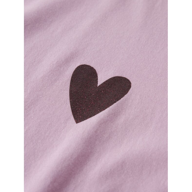 Name It Name It Meisjes Lange Pyjama Set NKFREAQ Roze Hartjes Print