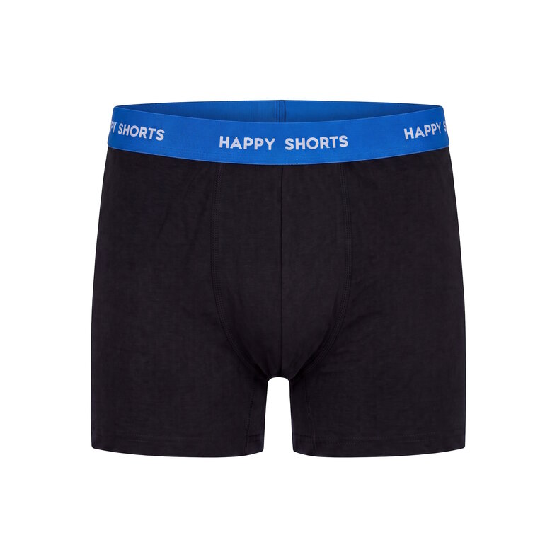 Happy Shorts Happy Shorts Heren Kerst Boxershorts Trunks 2-Pack Blauw/Zwart