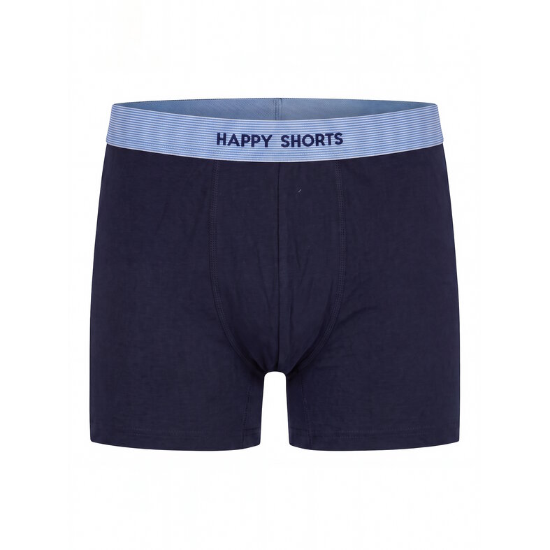 Happy Shorts Happy Shorts Heren Kerst Boxershorts Trunks 2-Pack Donkerblauw