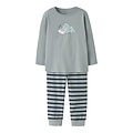 Name It Name It Boys' Long Pajama Set NMMRYNDQ Turquoise Dinosaur Print/Striped