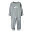 Name It Name It Jongens Lange Pyjama Set NMMRYNDQ Turquoise Dinosaurus Print/Gestreept