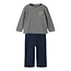 Name It Name It Jongens Lange Pyjama Set Giftbox NMMRYNDQ Dinosaurus Print Donkerblauw/Wit Gestreept