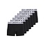 Jack & Jones Jack & Jones Heren Boxershorts Trunks JACSENSE 7-Pack Effen Zwart