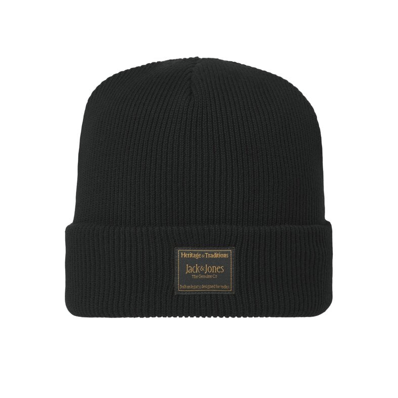 Jack & Jones Jack & Jones Heren Muts JACATTITUDE Beanie Zwart