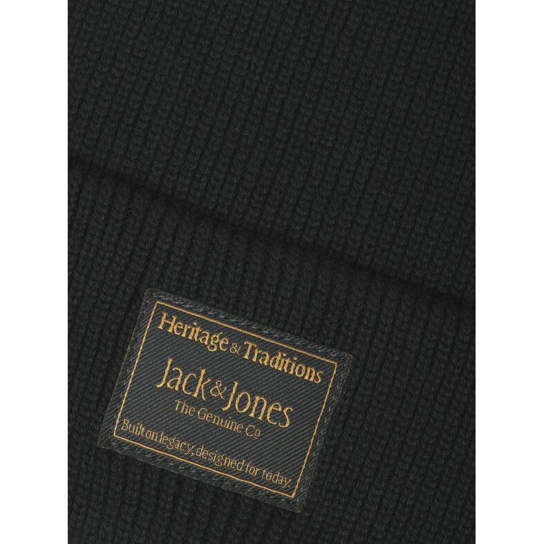 Jack & Jones Jack & Jones Heren Muts JACATTITUDE Beanie Zwart