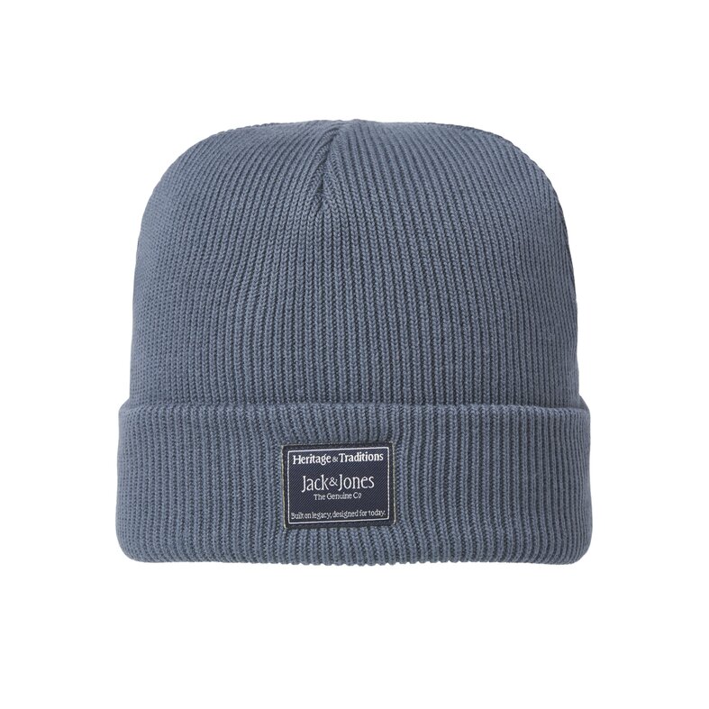 Jack & Jones Jack & Jones Heren Muts JACATTITUDE Beanie Grijsblauw