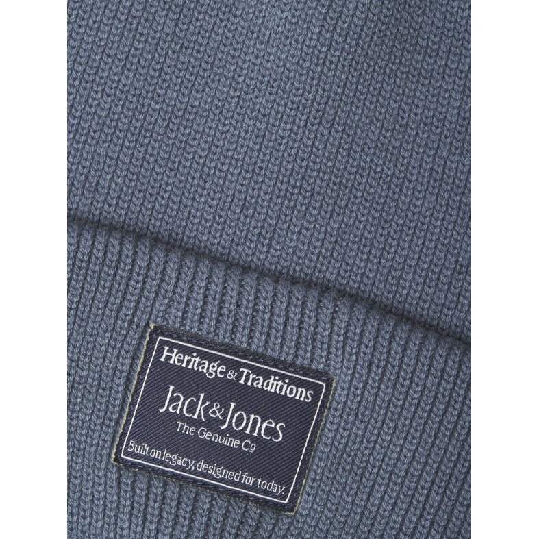 Jack & Jones Jack & Jones Heren Muts JACATTITUDE Beanie Grijsblauw