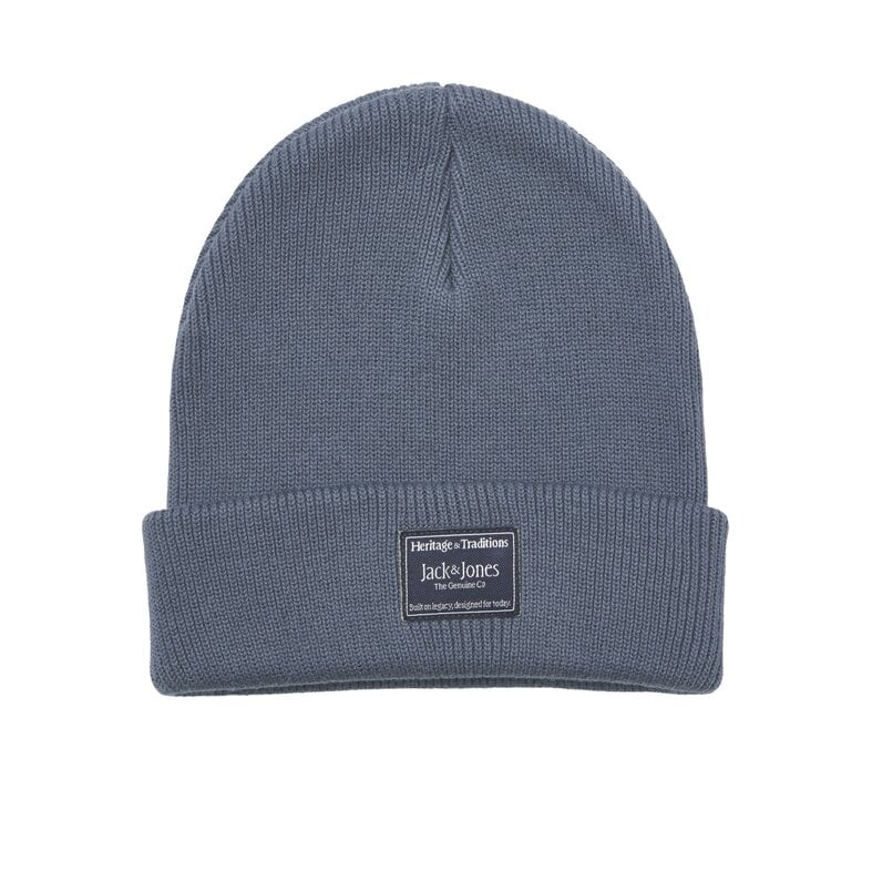 Jack & Jones Jack & Jones Heren Muts JACATTITUDE Beanie Grijsblauw