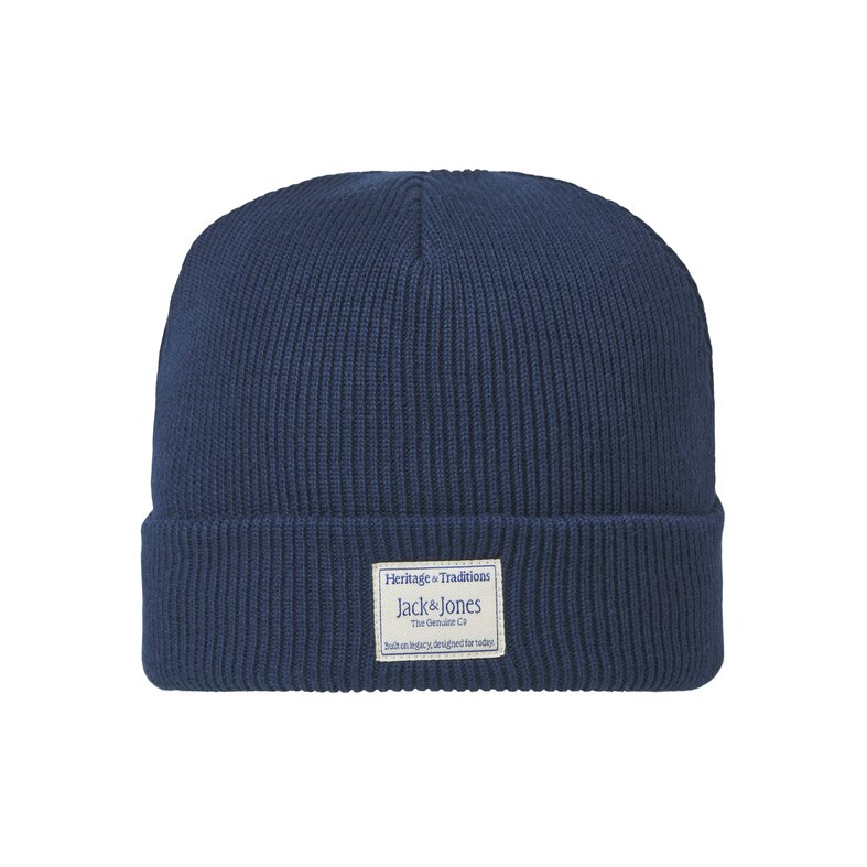 Jack & Jones Jack & Jones Heren Muts JACATTITUDE Beanie Donkerblauw