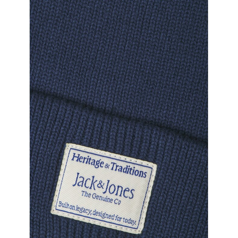 Jack & Jones Jack & Jones Heren Muts JACATTITUDE Beanie Donkerblauw