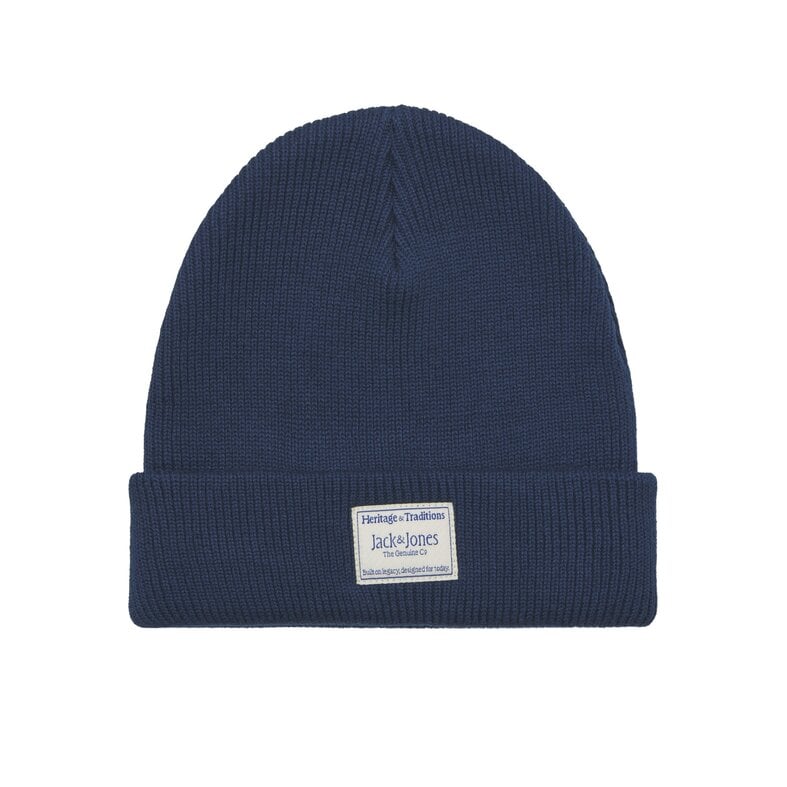 Jack & Jones Jack & Jones Heren Muts JACATTITUDE Beanie Donkerblauw