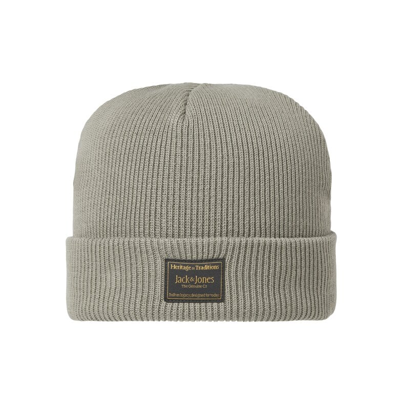 Jack & Jones Jack & Jones Heren Muts JACATTITUDE Beanie Grijsgroen