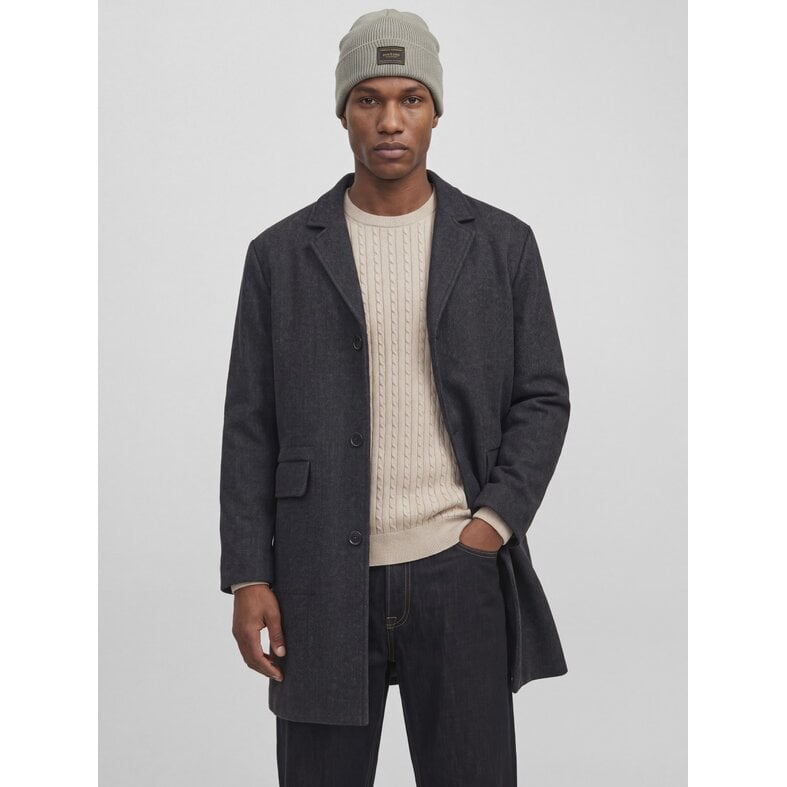 Jack & Jones Jack & Jones Heren Muts JACATTITUDE Beanie Grijsgroen