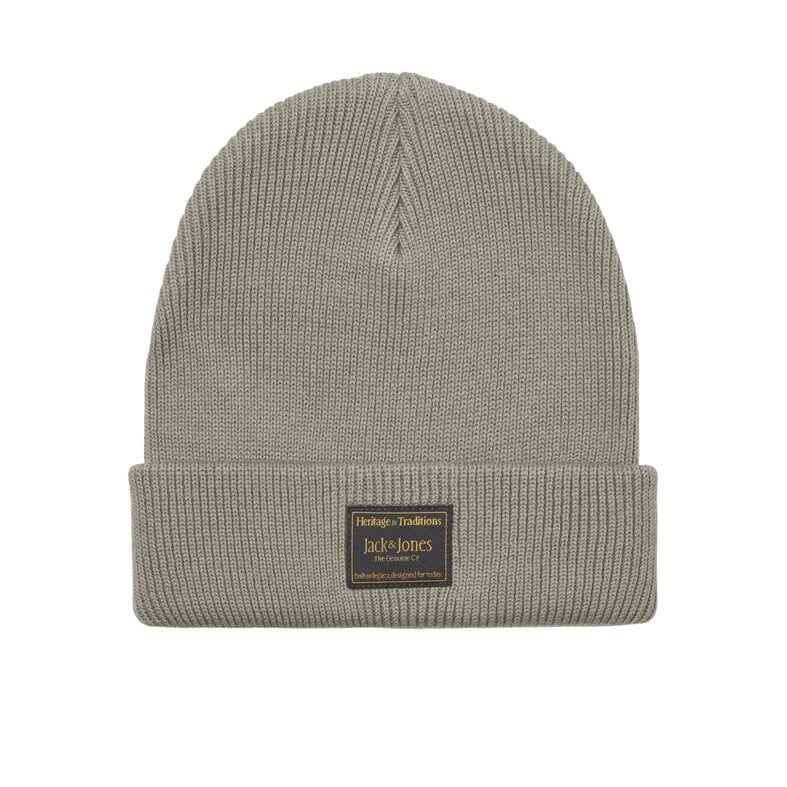 Jack & Jones Jack & Jones Heren Muts JACATTITUDE Beanie Grijsgroen