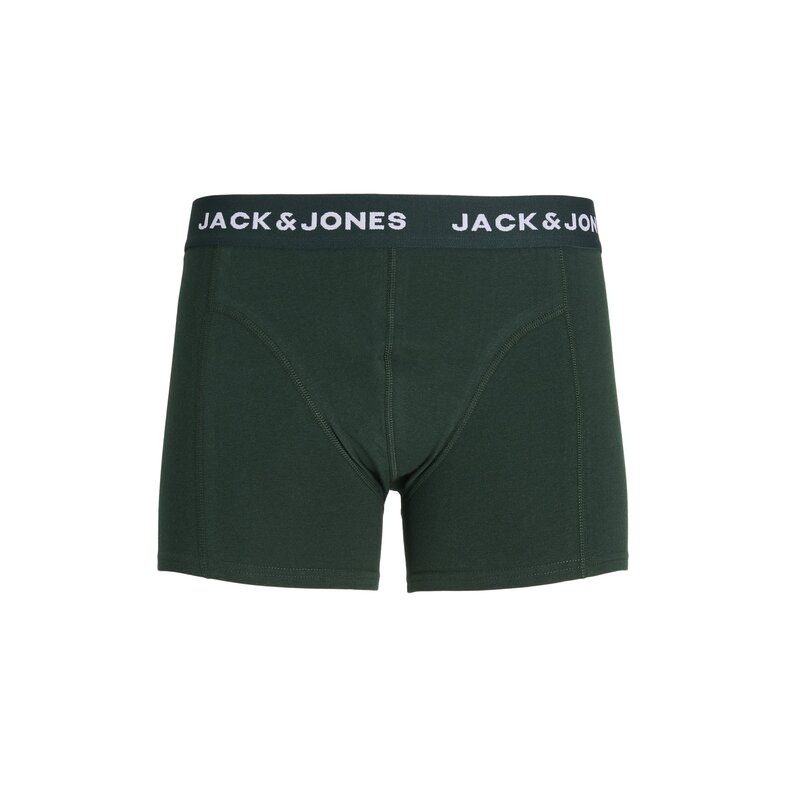 Jack & Jones Jack & Jones Heren Kerst Boxershorts Trunks JACXMAS GINGERBREAD 3-Pack Donkergroen/Donkerblauw Kerst Print