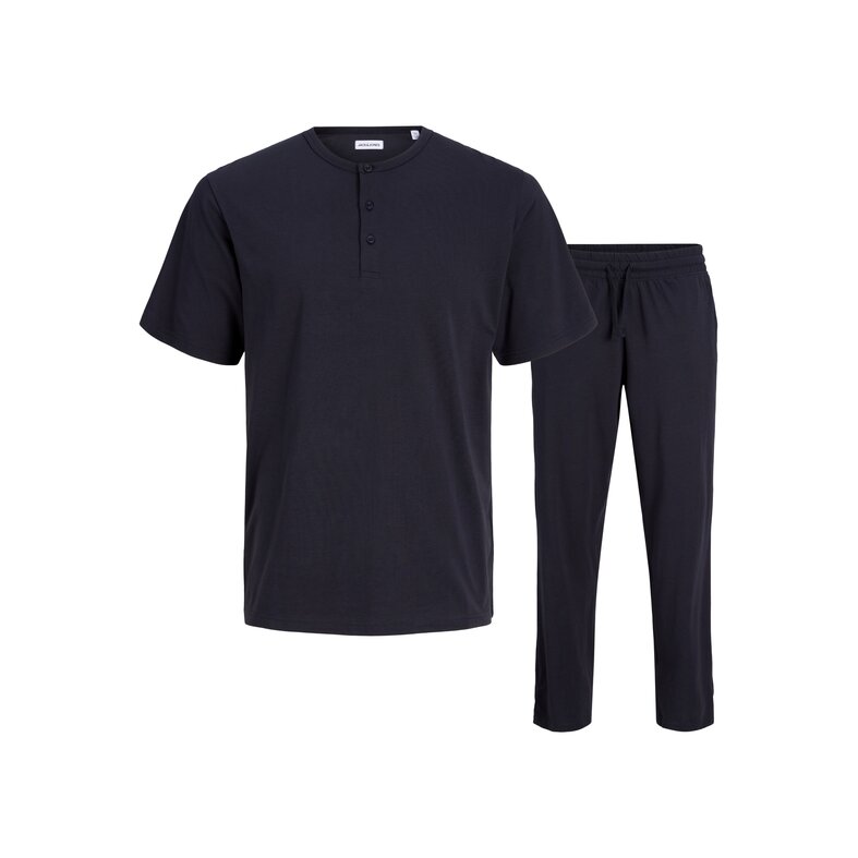 Jack & Jones Jack & Jones Heren Heren Pyjamaset Giftbox JACOTTO Effen Donkerblauw