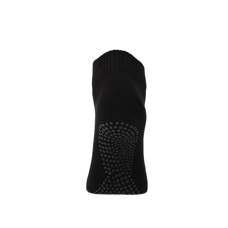 Basset Basset Women's Ankle Socks Non-Slip Yoga & Pilates 2-Pack Black