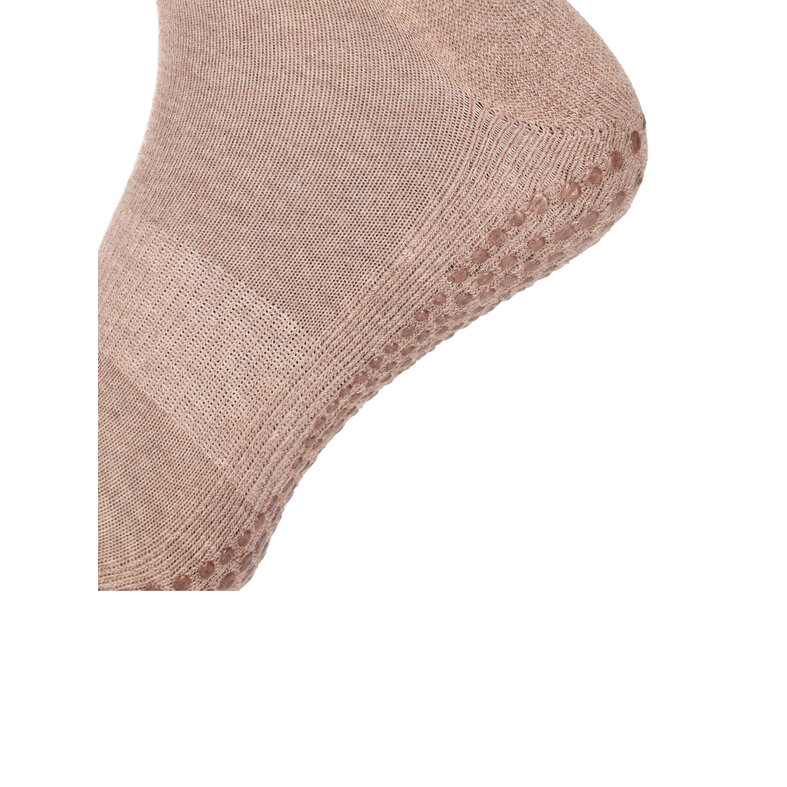 Basset Basset Women's Non-Slip Yoga & Pilates Socks 2-Pack Beige