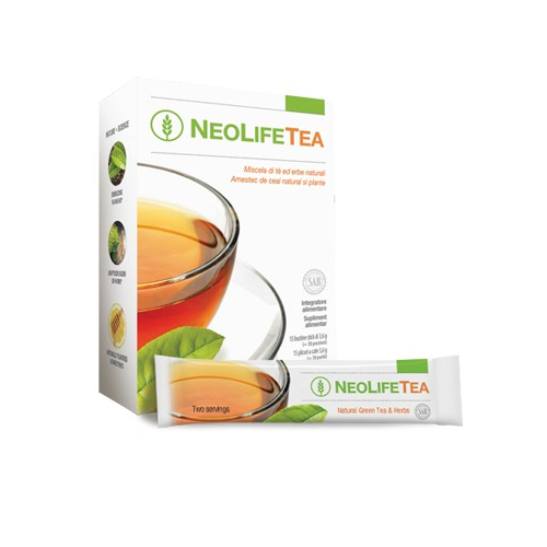 NeoLife Tea - a combination of green, black and white tea with an exclusive herbal blend