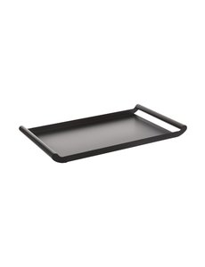 Broste Copenhagen Broste Copenhagen tray Charlie Drizzle (matt light gray), 32x18cm made of metal