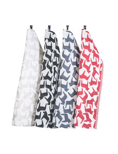 Klässbols Linneväveri Klässbols - Towel Dalahäst - Navy Blue - 35 x 60 cm