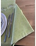 Klässbols Linneväveri Klässbols – Napkins Gåsöga – Lime green – 50 x 50 cm