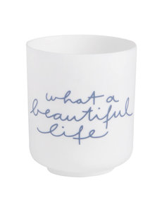 Räder Design Räder -  Poetry light - What a beautiful life, small Ø 6cm hoogte 7cm