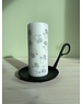 Rustik Lys Rustik Lys - Pillar candle black and white High five by Kimmi - 6x15cm