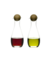 Sagaform Sagaform - Nature - Oil and vinegar set with oak stopper