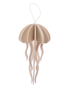 LOVI Lovi Jellyfish 8 cm Natural Birch Wood