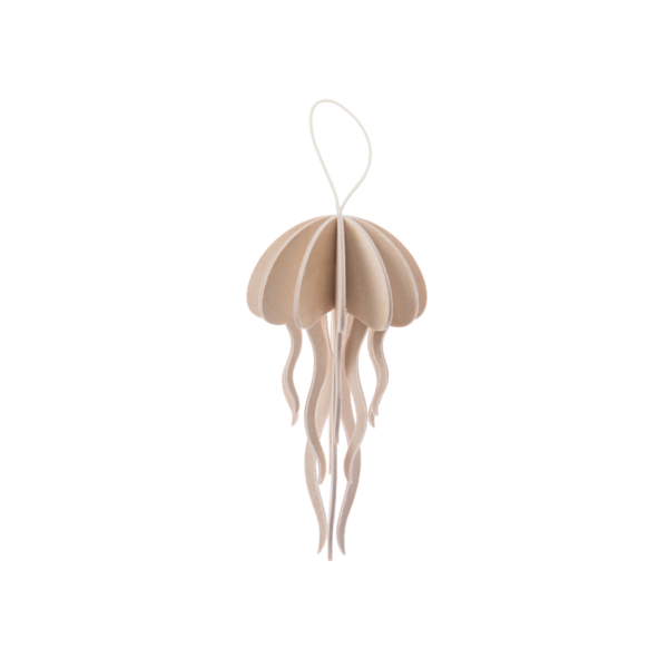 LOVI Lovi Jellyfish 8 cm Natural Birch Wood