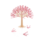 Lovi Lovi Kersenboom 22 cm Naturel berkenhout / Roze bloesem